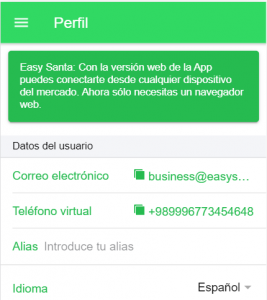 Easy Santa - Teléfono virtual